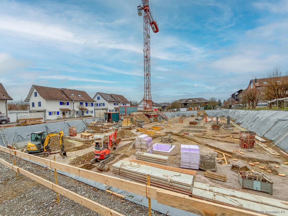 Naturnah, nachhaltig und gute Verbindungen, was will man mehr. - Baustart erfolgt