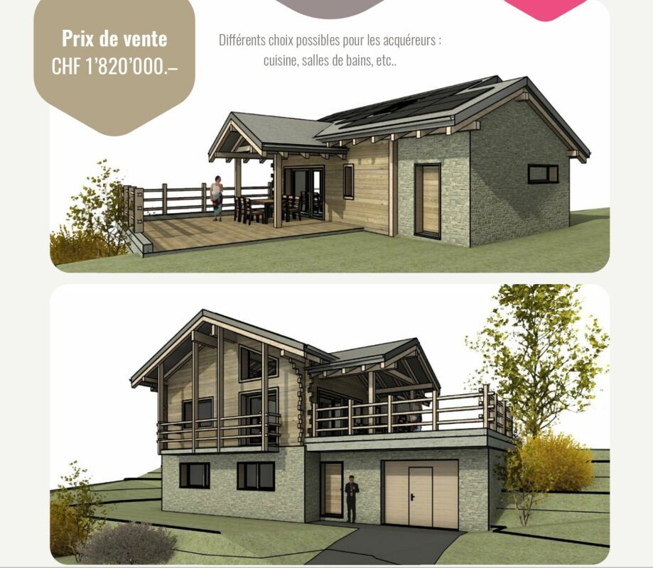 Chalets à vendre à la Tzoumaz au coeur du domaine des 4 Vallées - Bild 2