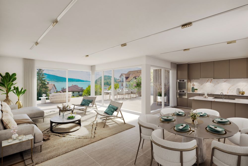 Promotion: La Petite Corniche le Pont appartement lot A 1 de 4,5 p - Bild 3