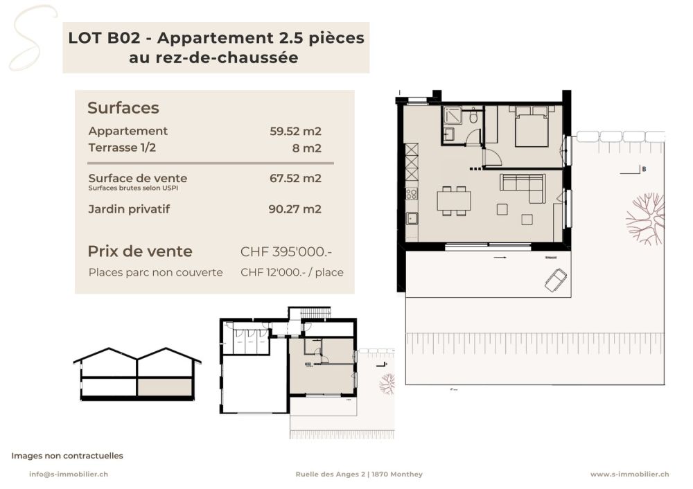 Nouvelle construction à Chemin-Dessus - Lot B02 -  Bild 3