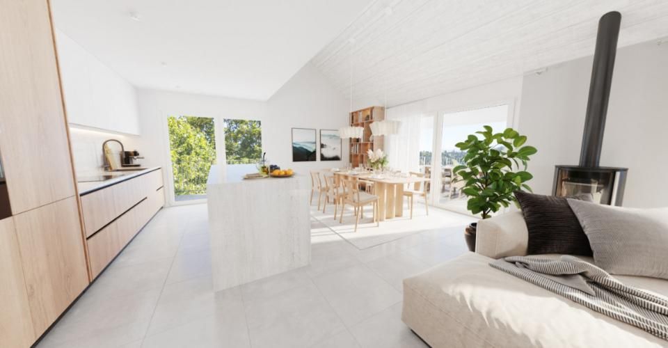 RARE- ATTIQUE DUPLEX D'EXCEPTION AVEC TERRASSE PANORAMIQUE ET ASCENSEUR - Appartement 4.5 pièces - image - 5