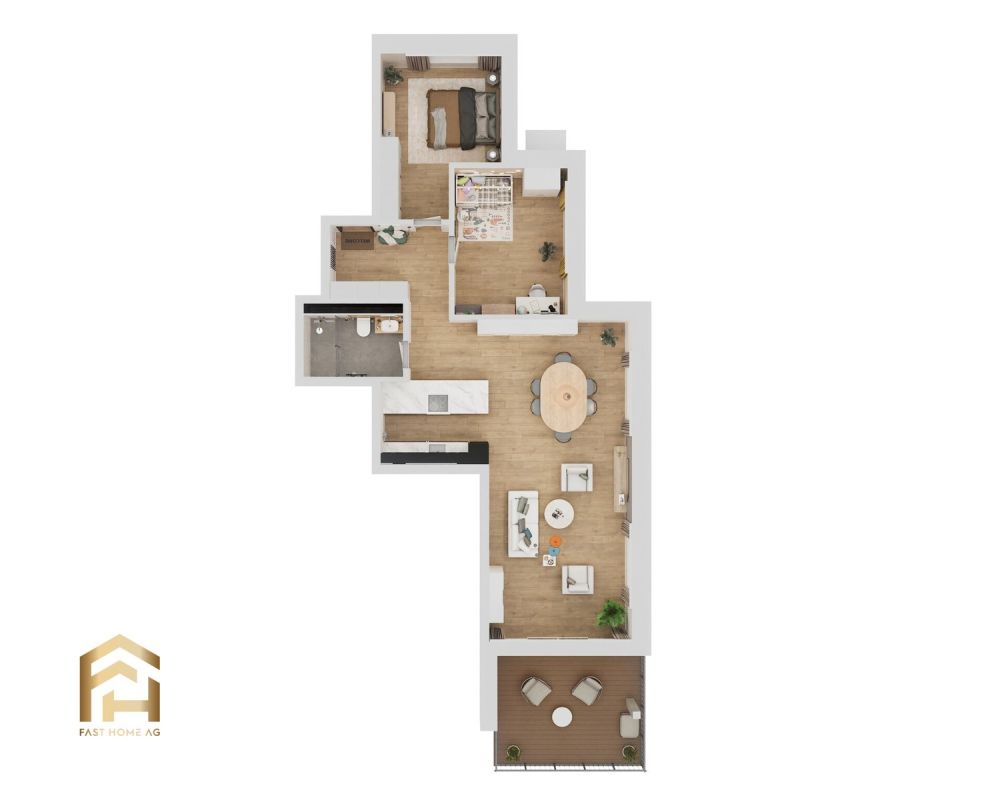 Erstbezug MFH Imbach 3.5 Zimmerwohnung - 1-Top