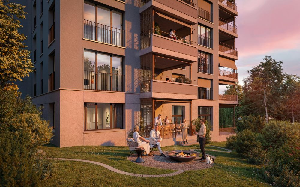 Helle 3.5-Zimmer-Gartenwohnung mit Abendsonne -  Bild 1
