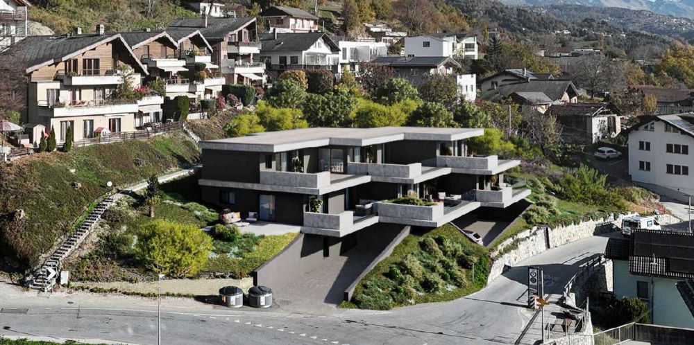 Attique de 3.5 pièces sur plan avec terrasse - Les Terrasses à Willy -  Bild 3