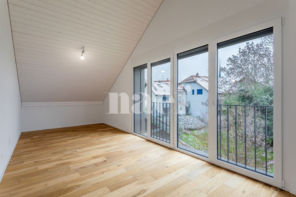 Prachtiges 5.5-Zimmer-Dachgeschoss mit Loggia zu verkaufen in St-Aubin -  Bild 4