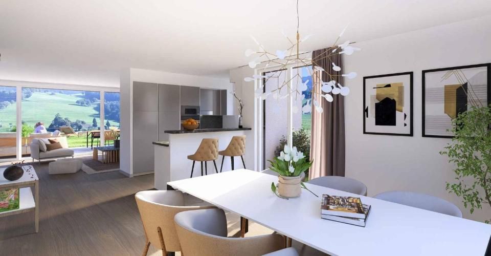 9 VILLAS ENCORE DISPONIBLES – Votre future maison à Essert - Maison contiguë 5 pièces - image - 1