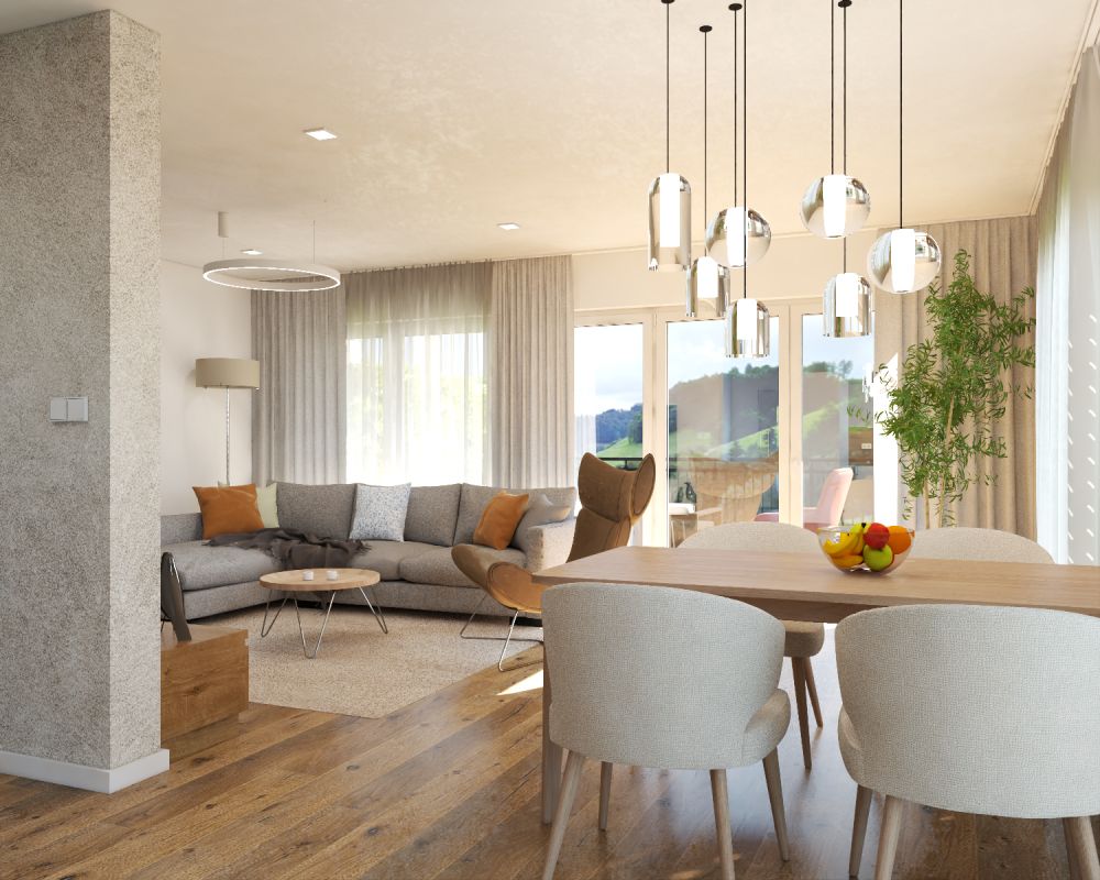 Neubau drei moderne Einfamilienhäuser nach Minergie-Standard in Riedstätt -  Bild 13