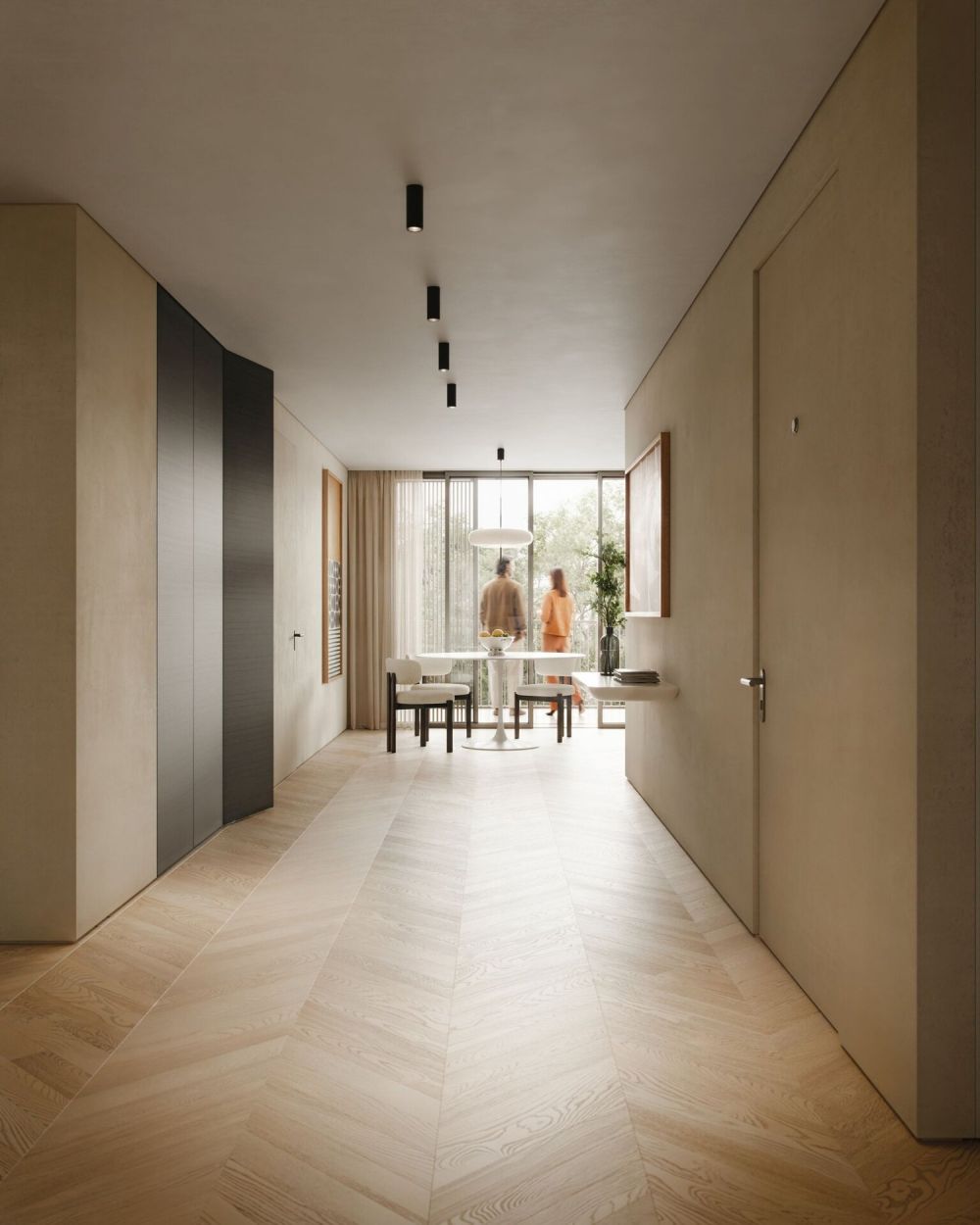 8 exklusive 3.5-Zimmer-Neubauwohnungen  urban wohnen in Basel - Gang
