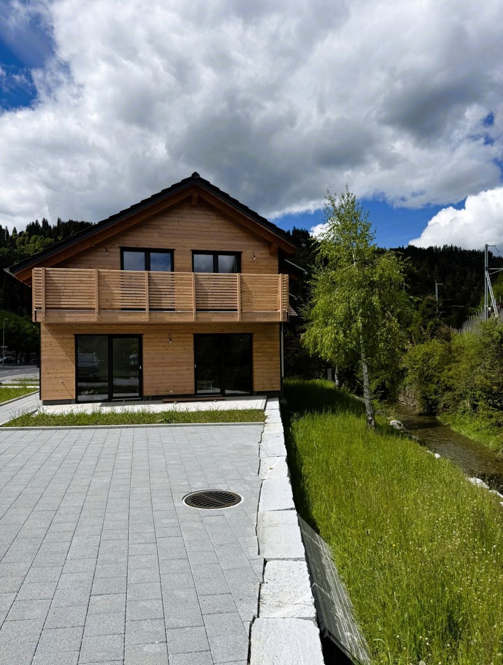 Modernes Einfamilienhaus in Wiggen, erbaut nach dem Minergie-Standard, mit großem Garten -  Bild 2