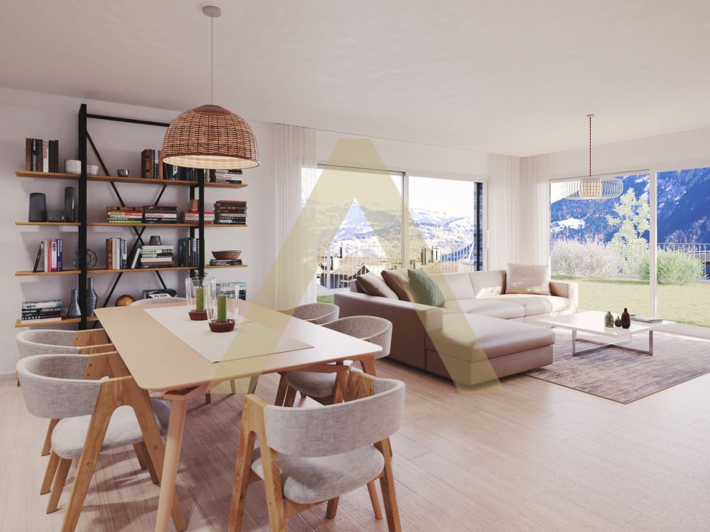 Comme un appartement familiale avec vue imprenable sur la vallée -  Bild 3