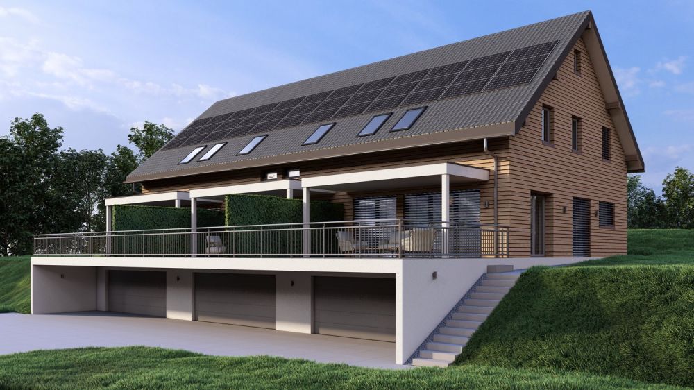 Neubau drei moderne Einfamilienhäuser nach Minergie-Standard in Riedstätt -  Bild 2