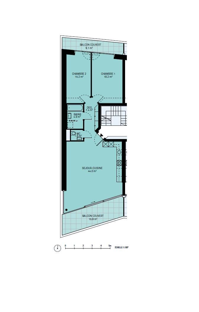 Nouvelle promotion : appartement de 3.5 pièces avec balcons couverts - Bild 12