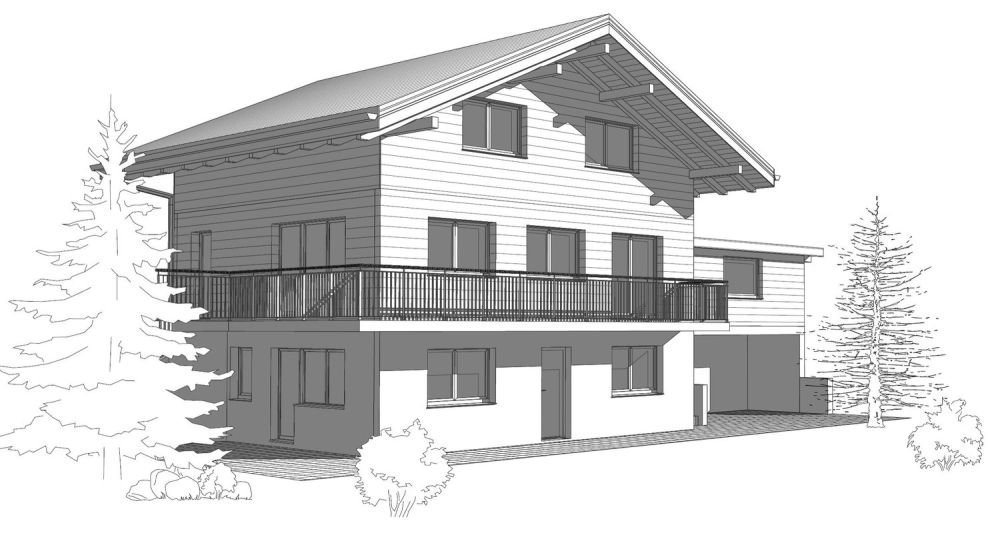 Neubau Wohnhaus "Eggetli" mit Einliegerwohnung und Carport - Bild 12