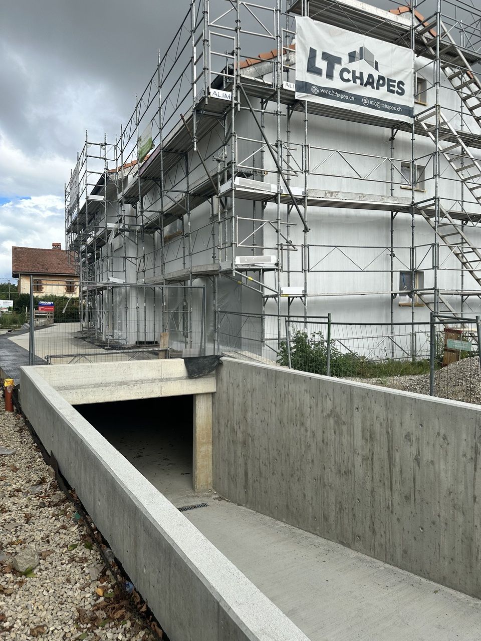 Centre de Payerne villas moderne avec 2 places de parc souterraines - Grand parking souterrain accès direct au villas