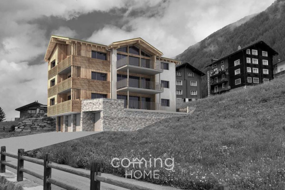 Exklusive Neubau 5.5 Zimmerwohnung in Saas-Balen mit Alpenpanorama -  Bild 1