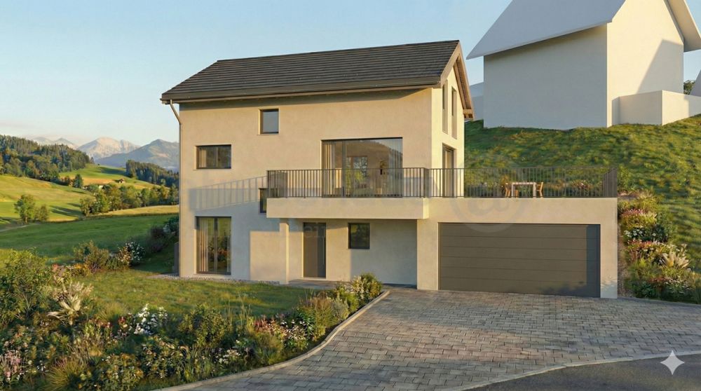 Modernes EFH in Heimiswil mit grossem Grundstück und Terrasse -  Bild 1