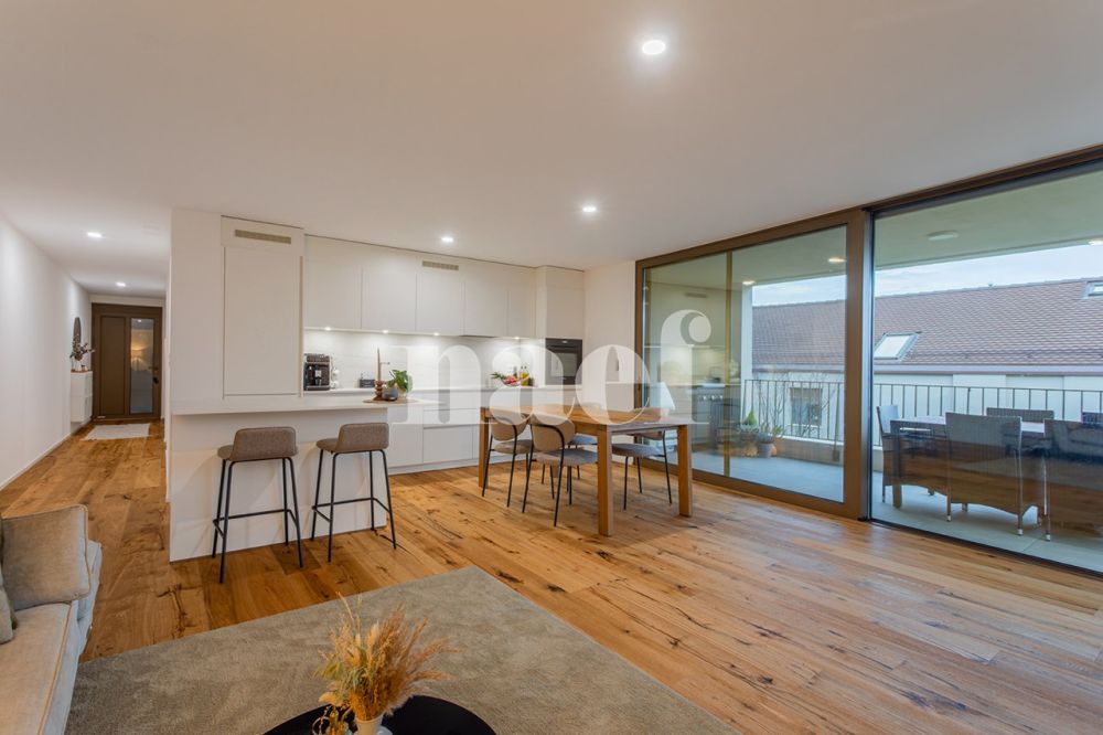 Bel appartement de 3.5 pièces au 1er étage avec balcon à vendre à Gletterens - Bild 1