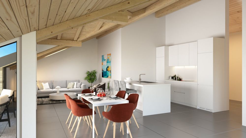 Wohnen in Amsoldingen: Moderne Neubau 4.5-Zimmerwohnung im Dachgeschoss -  Bild 3