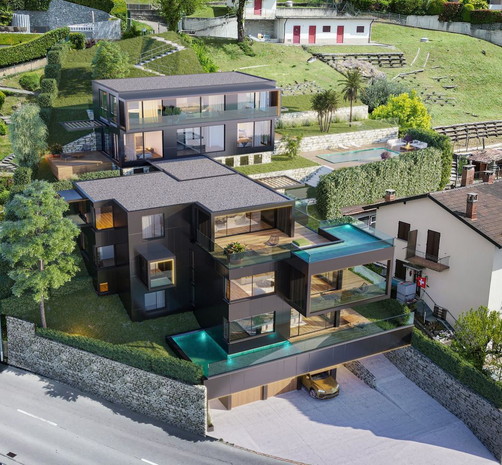 Villa Panoramica ad Aldesago | Progetto innovativo unico nel suo genere - Bild 4