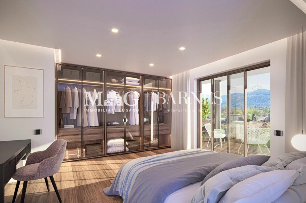 Gentilino, Collina d'Oro - Prestigioso attico 4.5 o 5.5 locali con terrazzo panoramico nella Residenza Golden Hill, vicino al TASIS - Bild 6