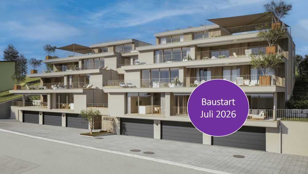 Neubauprojekt AURELIA Erlinsbach AG – 4.5 Zimmer Loggiawohnung A.01 -  Bild 1