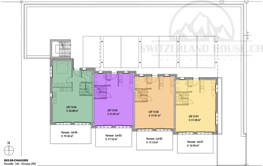 Magnifique attique 2,5 pcs avec grande terrasse à Givisiez - Bild 8