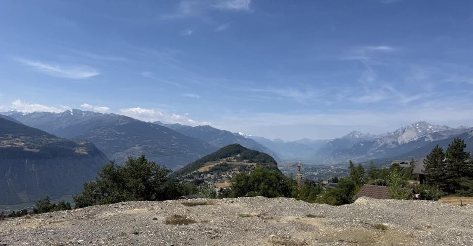 6000.Vue panoramique - Projet Chalet à vendre à Sergnou -Crans-Montana - Chalet 9.5 pièces - image - 7
