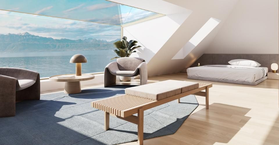 Résidence Les Voiles - une terrasse sur le lac - Appartement 3.5 pièces - image - 3