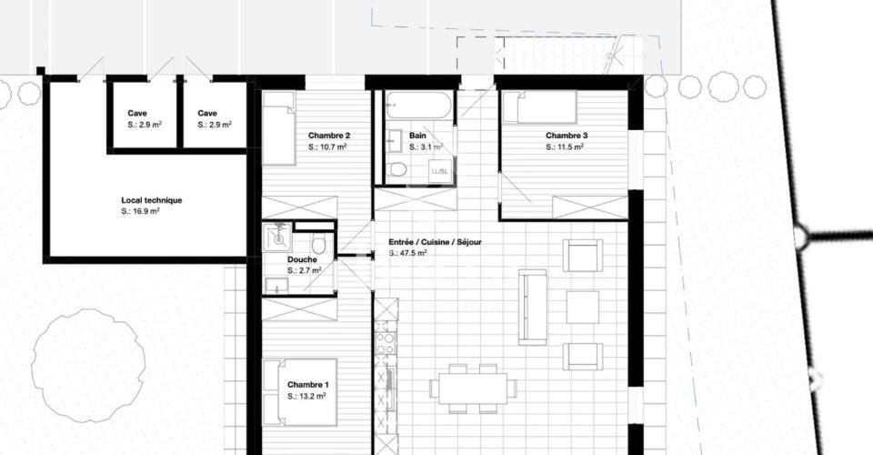 Appartement de 4.5 pièces au 1er étage - Appartement 4.5 pièces - image - 5