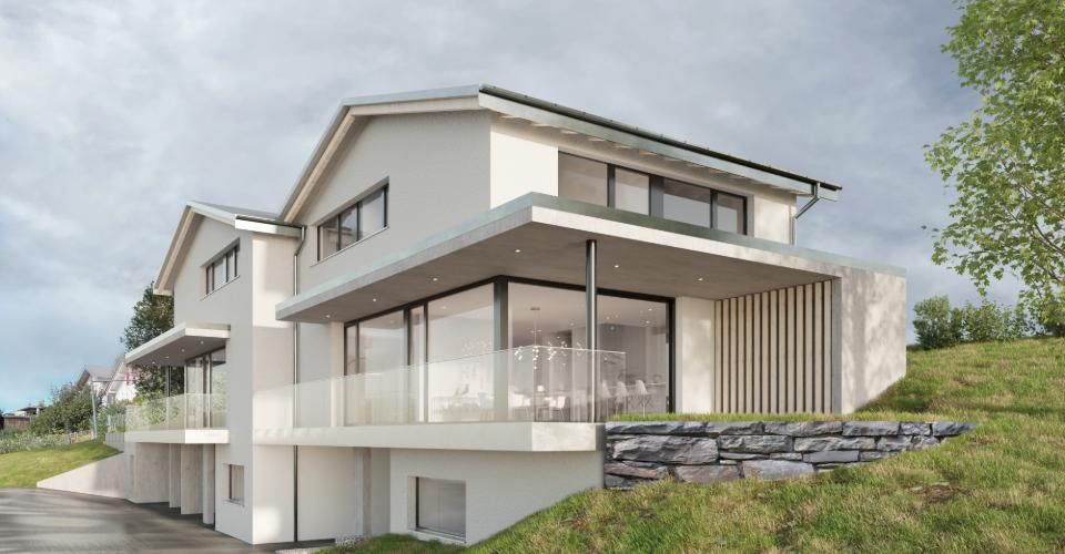 Maison familiale moderne – Nouvelle construction !! - Maison contiguë 5.5 pièces - image - 1