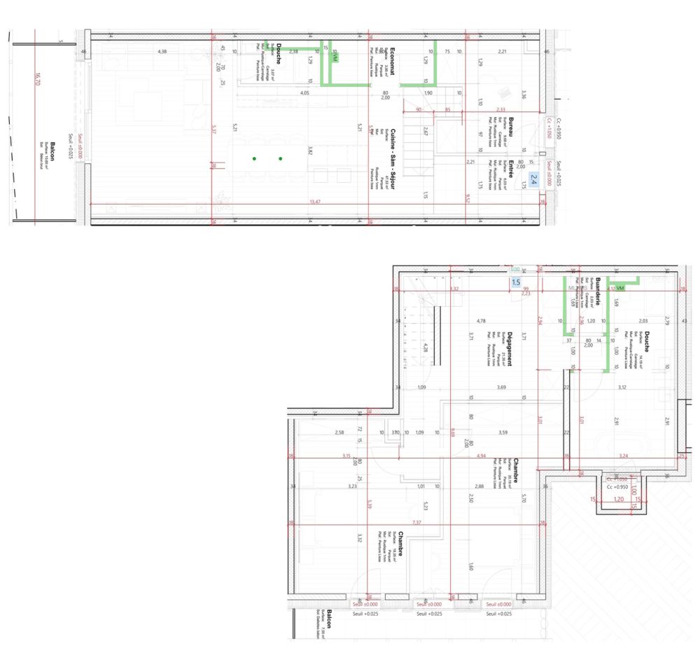Val-d'Illiez, schöne 182 m2 Duplexwohnung mit Büro -  Bild 13