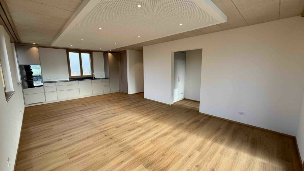 Neubau "Bahnhof" in Hauptwil - Wohn-Esszimmer