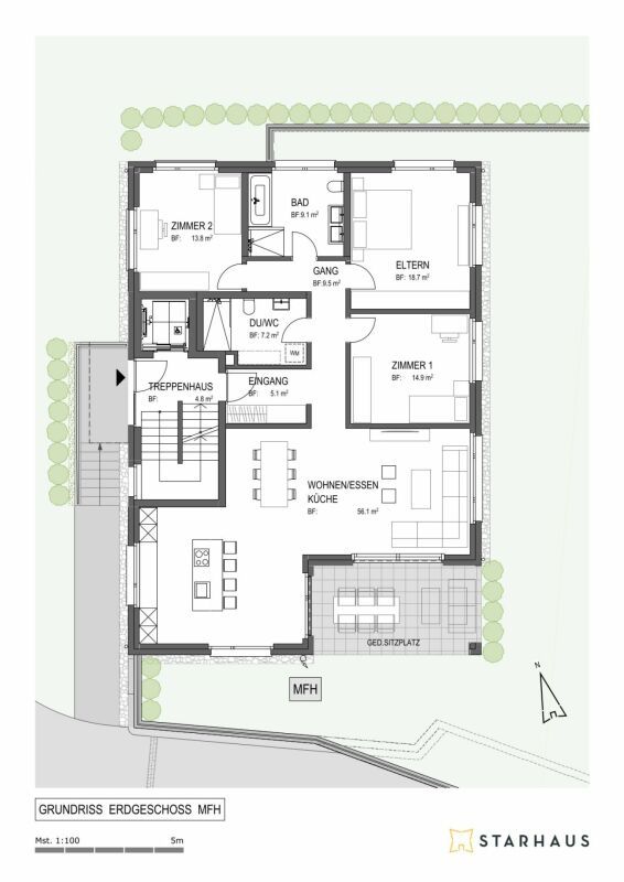 4 1/2-Zimmer Wohnung in Gams - Bild 11