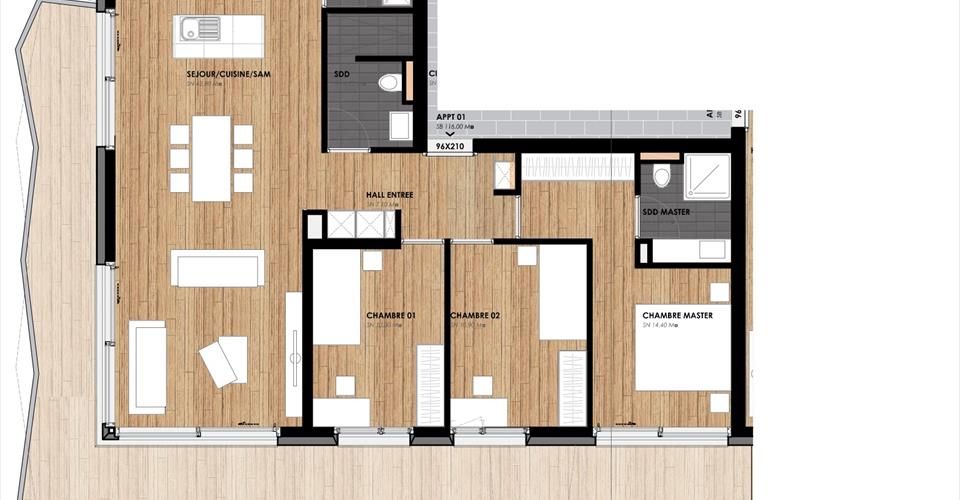 Superbe appartement de 4.5 pièces idéalement situé à Leytron/VS - Appartement 4.5 pièces - image - 4