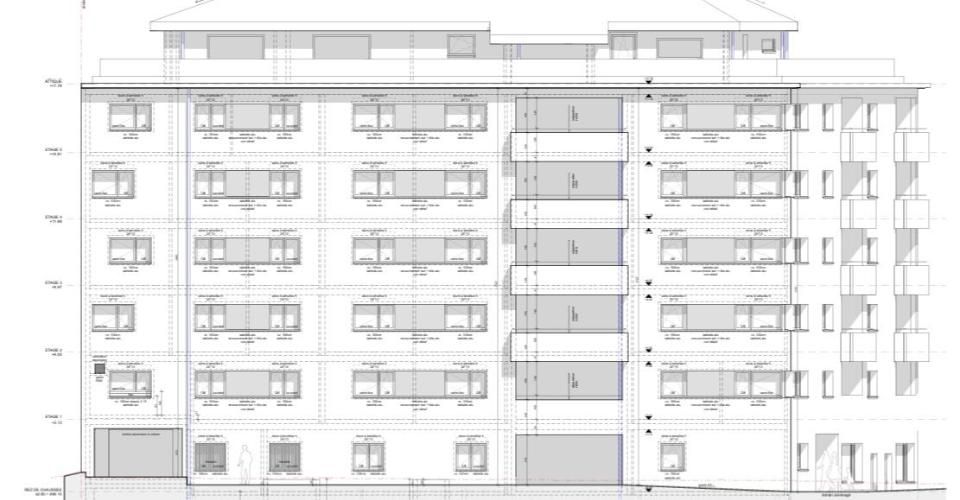 Appartement traversant 4.5 pièces 3ème étage au centre de la ville de Sion à proximité de la gare - Appartement 4.5 pièces - image - 2