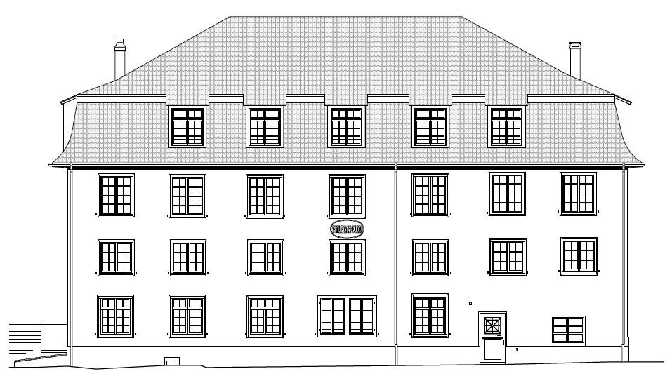 Erstvermietung: einzigartige 3.5-Zimmer-Wohnung im 2. OG - Ansicht Nord