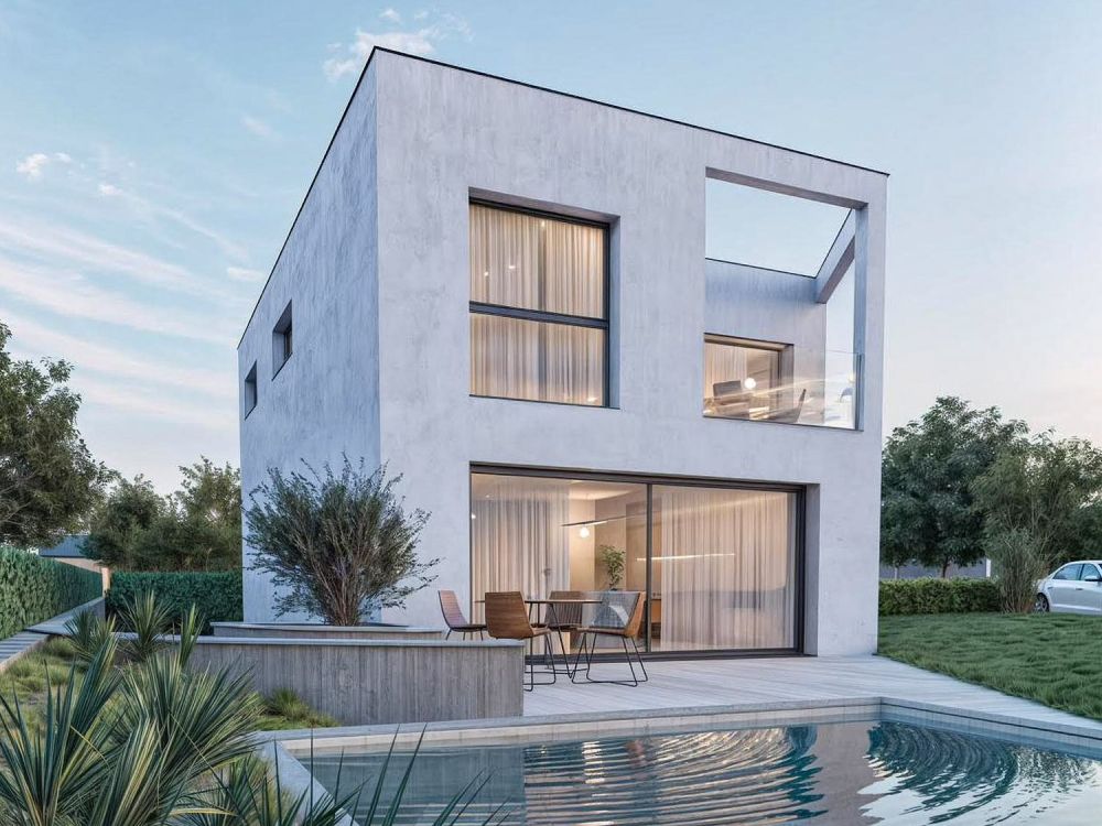 Villa con piscina in costruzione a Mendrisio, nella verdeggiante frazione di Salorino -  Bild 2