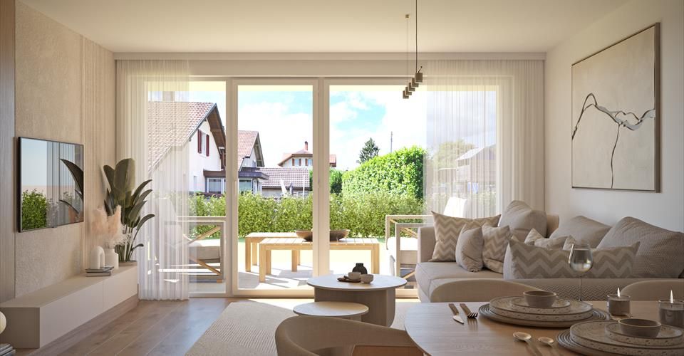 Nouveau projet à Bevaix – Appartement de 2,5 pièces au rez-de-chaussée avec jardin (lot C) - Appartement 2.5 pièces - image - 4