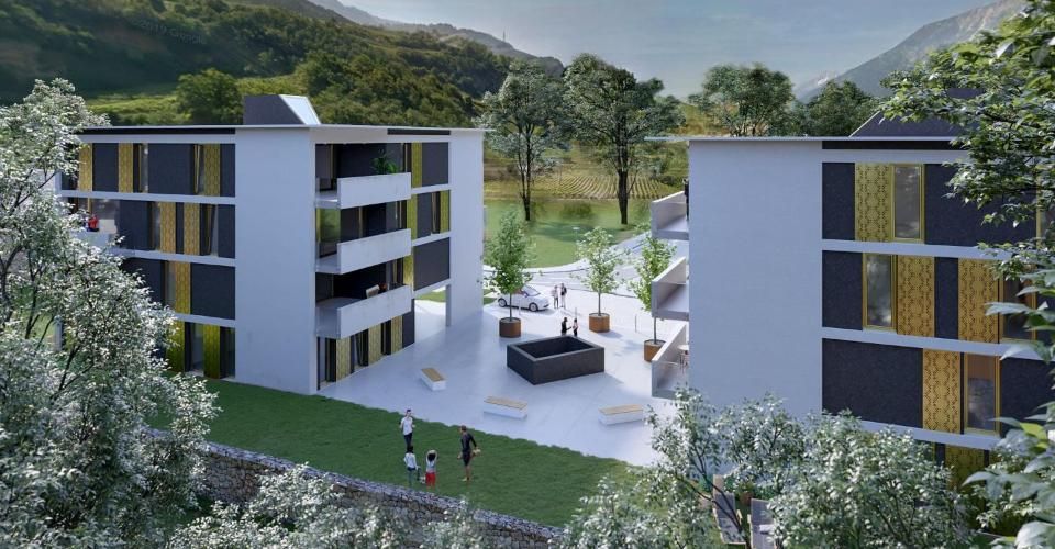 Attique 3,5 pcs orienté sud - Appartement 3.5 pièces - image - 1