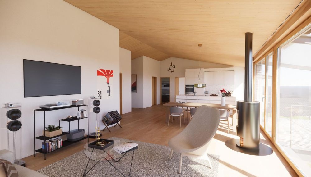 Ökologische 4.5-Zimmer Dachwohnung in Wienacht-Tobel (Neubau) - Image 1