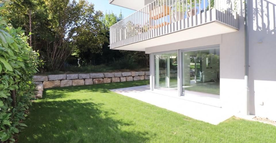 Rare à saisir! Magnifique appartement neuf en rez-jardin, 3 chambres, très proche du centre, quartier sans aucune nuisance! - Appartement terrasse 4.5 pièces - image - 5