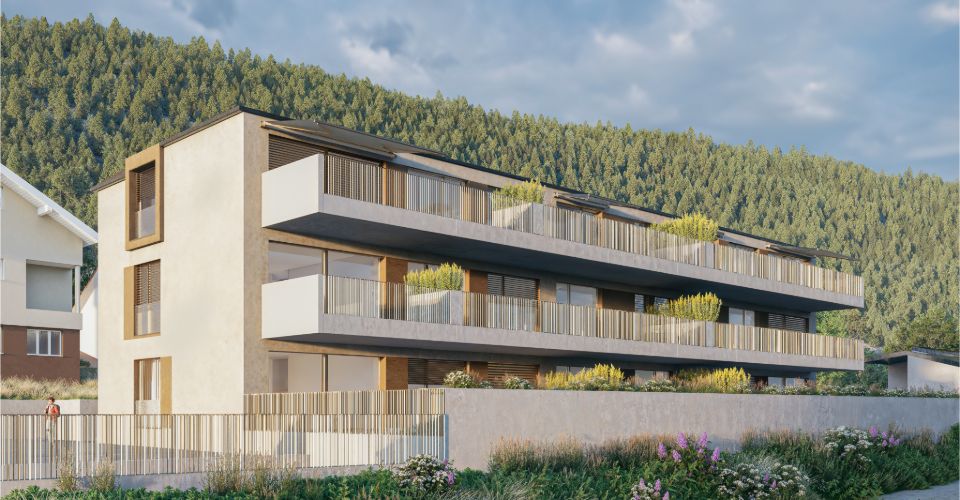 Les Terrasses du 6 - Lot D - Appartement 3.5 pièces - image - 1