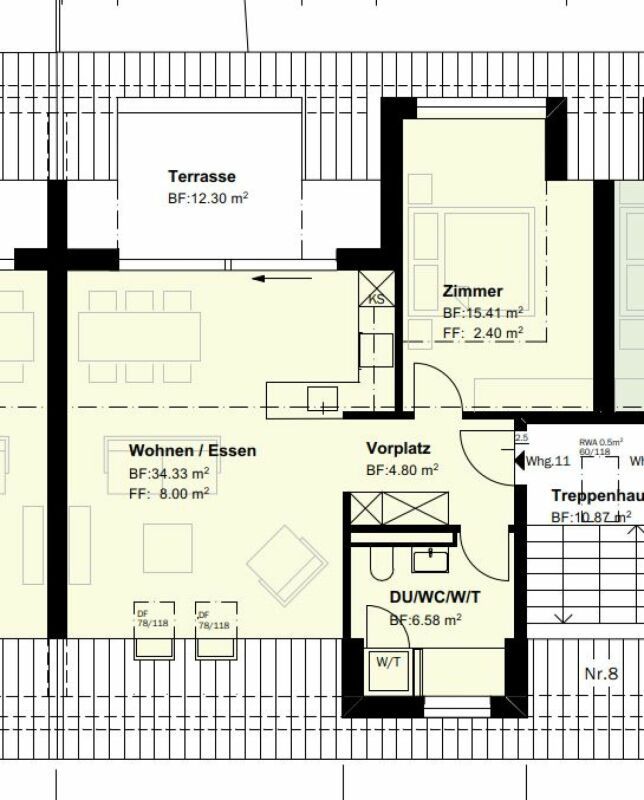 Erstvermietung nach Sanierung- Traumhafte 2.5-Zimmer-Attika-Wohnungen mit Seesicht! -  Bild 7