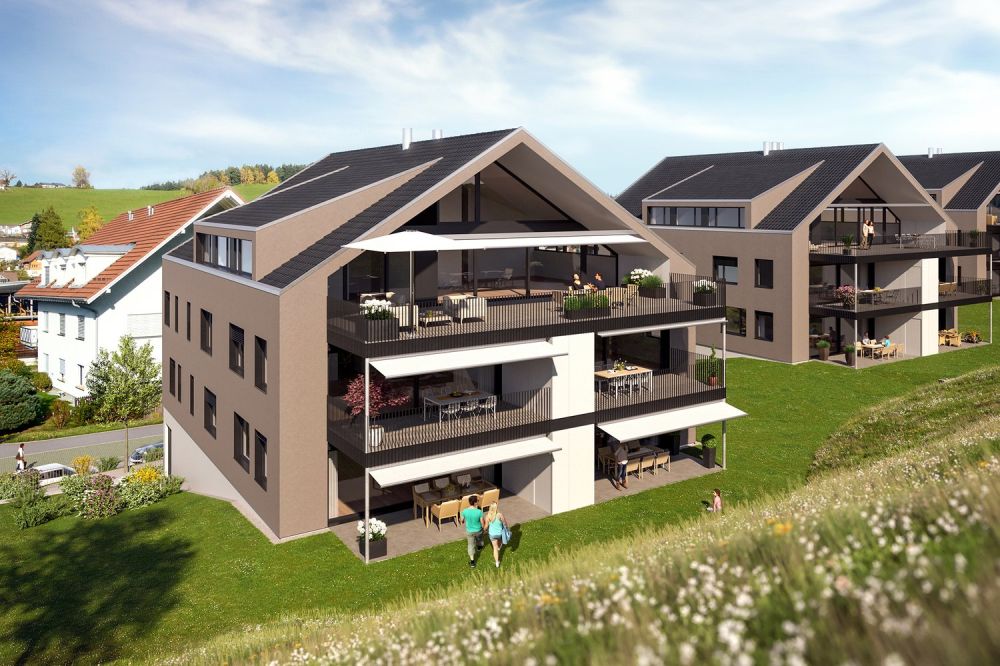 Spektakuläre 5,5-Zimmer Dachgeschosswohnung mit Sonnenterrasse (Top A2.1) -  Bild 2