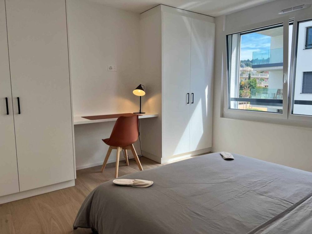 Idéal pour investisseur - Bel appartement neuf de 2.5 pièces - Chambre à coucher