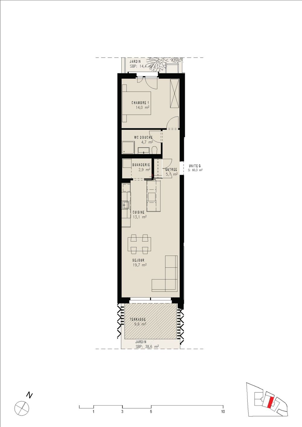 Appartement de 2,5 pièces avec jardin à Cortaillod -  Bild 5