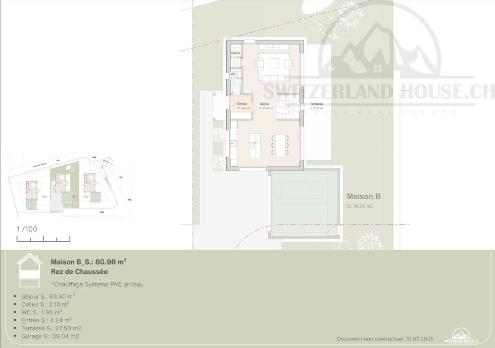 Magnifique villa individuelle neuve de 5.5 pcs avec grand jardin à Lovens -  Bild 9