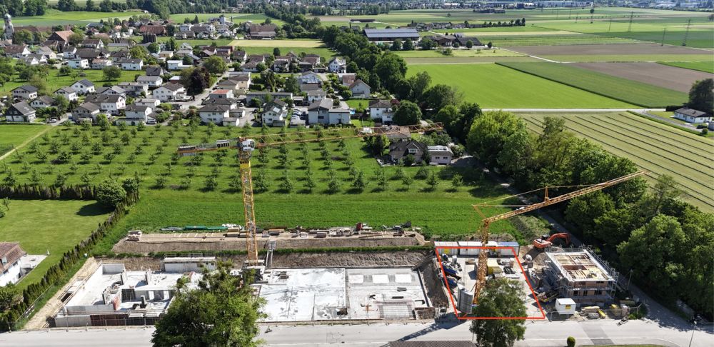 Freistehendes 6.5 Zimmer Einfamilienhaus - Grundstück Situation