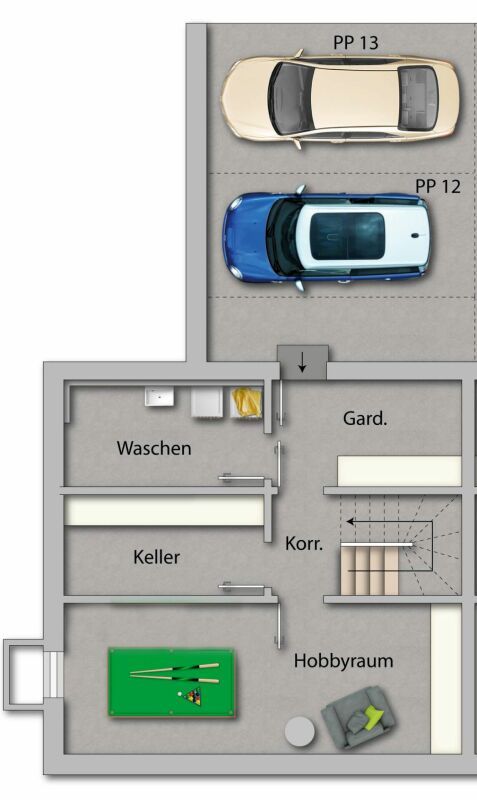 Upgrade your Living! Einfamilienhaus mit hohem Ausbaustandard und vielen Extras - UG - Einfamilienhaus Bahnhofstrasse 50a
