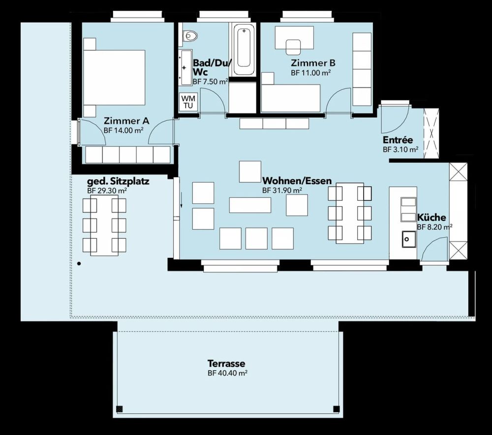 Neubau mit Weitblick: 3.5-Zimmer-Attika mit grosser Terrasse in Niederbipp -  Bild 11